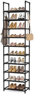 LANTEFUL 10 Tiers Shoe Rack 25 Pairs Large Capacity Tall Shoe Organizer Sturdy by LANTEFULforTidyingHouse