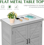 Outdoor Storage Cabinet & Potting Bench Table - Image 4