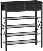 YATINEY 5 Tier Shoe Rack, Large Capacity Shoe Storage Organizer, Metal Shoe by Yatiney