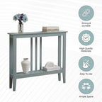 Kings Brand Narrow Console Table w/Storage Shelf - Image 5