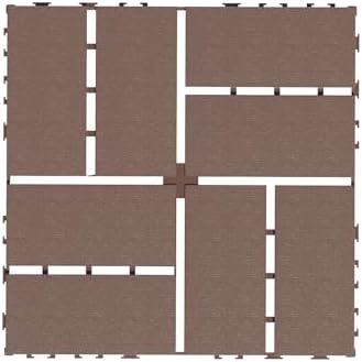 44‑Pack 12"x12"x0.75" Interlocking Deck Tiles – Waterproof PP Resin Patio - Image 2
