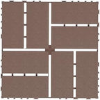 44‑Pack 12"x12"x0.75" Interlocking Deck Tiles – Waterproof PP Resin Patio - Image 2