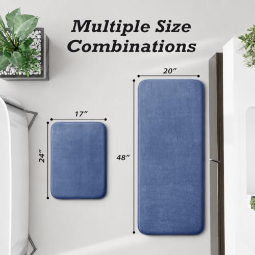 HUXMEYSON Bathroom Rugs Sets 2 Piece, Non-Slip & Quick Dry Bath Mat Set - Image 2