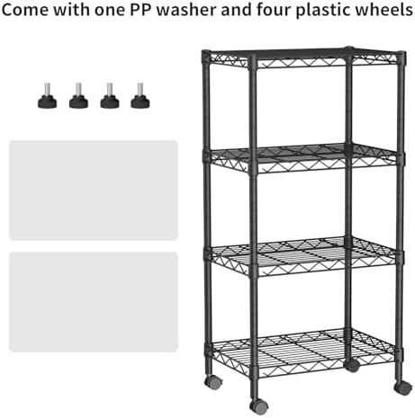 Golpart Small Shelves Storage Wire Metal Adjustable Shelf Unit - Image 4