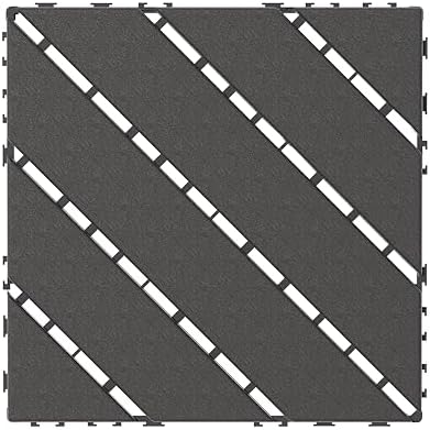 44-Pack Interlocking PP Deck Tiles, All-Weather Anti-Slip Patio Tiles - Image 5