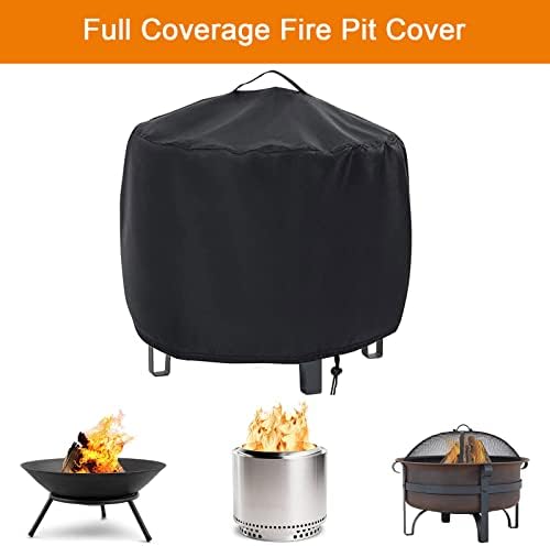 Waterproof Fire Pit Cover 20" D x 15" H - Image 5