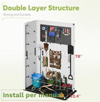 Devoko 50 Cu Ft Outdoor Storage Cabinet - Image 2