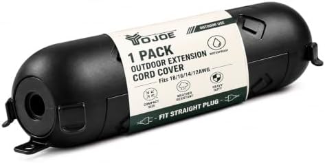 Yojoe Compact Outdoor Extension Cord Cover Waterproof Electrical Safety Box by YOJOE