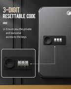 Uniclife 20-Key Steel Key Cabinet - Image 5