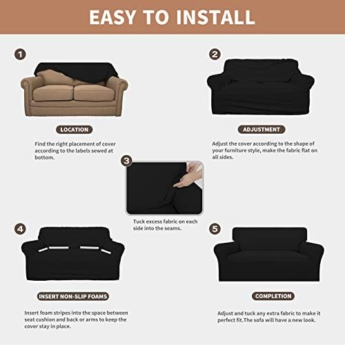 Easy-Going 100% Waterproof Couch Cover, 3 Cushion Oversized Sofa Cover - Image 5