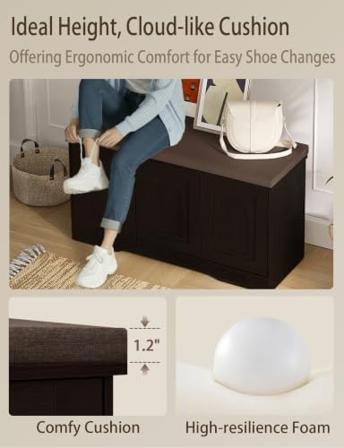 DINZI LVJ Shoe Storage Bench - Image 6