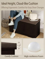 DINZI LVJ Shoe Storage Bench - Image 6