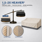 Extra Heavy Duty 3-Seater Outdoor Sofa Cover Waterproof - Image 4