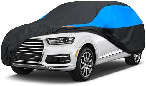 MORNYRAY Waterproof Car Cover All Weather Snowproof UV Protection Windproof by MORNYRAY