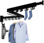 Kelisiting Clothes Drying Rack, Wall Mounted Laundry Drying Rack, Upgrade - Image 6