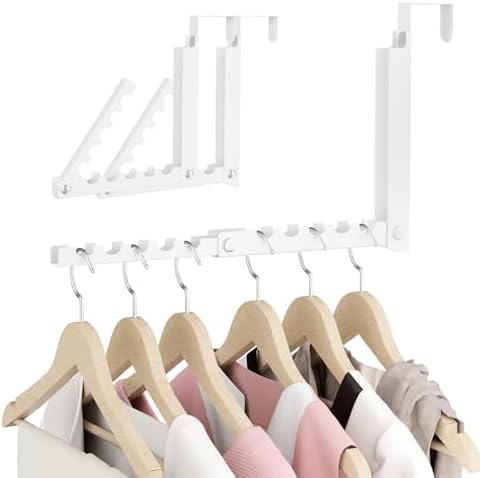 BAKON Over The Door Hanger Folding Clothes Drying Rack, Double Fold Hanging by BAKON