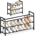 Bumusty 3 Tier Expandable Shoe Rack by BUMUSTY