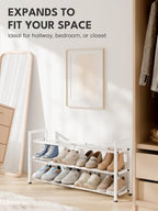 Bumusty 3 Tier Expandable Shoe Rack - Image 3