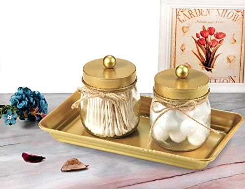 SheeChung Metal Vanity Tray, Bathroom Counter Storage Tray - Image 5