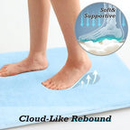 HUXMEYSON Bathroom Rugs Sets 2 Piece, Non-Slip & Quick Dry Bath Mat Set - Image 7
