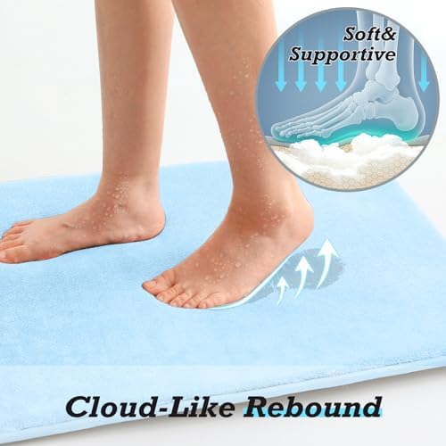 HUXMEYSON Bathroom Rugs Sets 2 Piece, Non-Slip & Quick Dry Bath Mat Set - Image 7