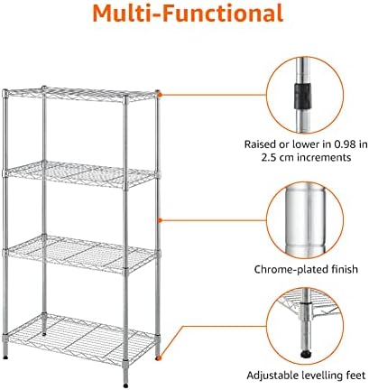 Amazon Basics 4-Shelf Adjustable Storage Shelving Unit - Image 5
