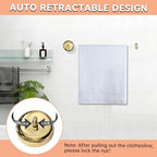 Retractable Clothesline, Wall Mounted Adjustable Clothing Rope - Image 3