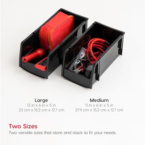 IRIS USA 8-Pack, Large Stackable Storage Bins - Image 5