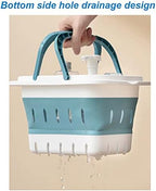 Plastic Caddy for Cleaning Supplies Products, Storage Collapsible Basket - Image 3