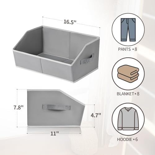 Homsorout Trapezoid Closet Shelf Organizer - Image 2