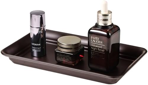 SheeChung Metal Vanity Tray, Bathroom Counter Storage Tray by SheeChung