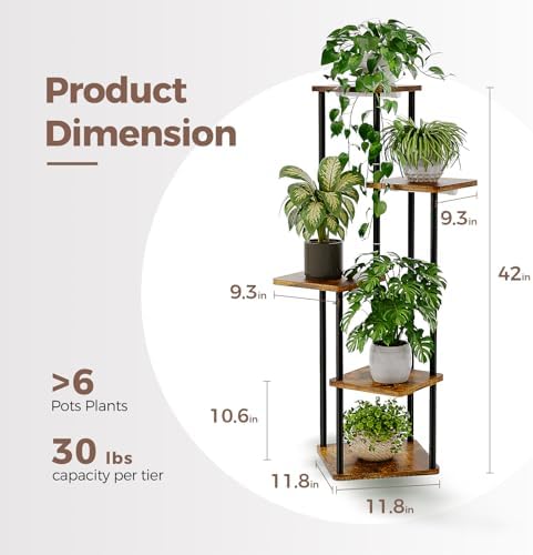 Bamworld Tall Plant Stand Indoor - Image 5