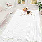 OLANLY Dog Door Mat for Muddy Paws 70x46, Extra Absorbent Chenille Mud Mat by OLANLY