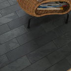 Ackland Camden Black Charcoal 4 in. x 12 in. Gauged Slate Subway Tile - Image 4