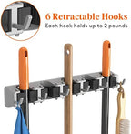 Lifewit Mop and Broom Holder Organizer Wall Hanging Mount, 1 Pack - Image 4