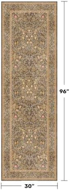 Brown 2'6" x 8' Runners for Hallways Non Slip, Long Rug Runner for Kitchen - Image 2