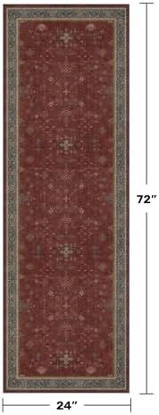2x6 Turkish Kitchen Runner Rugs Non Skid Washable - Image 2