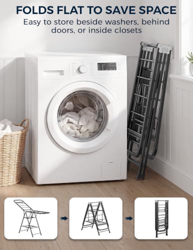 Clothes Drying Rack, Foldable Laundry Drying Rack - Image 5