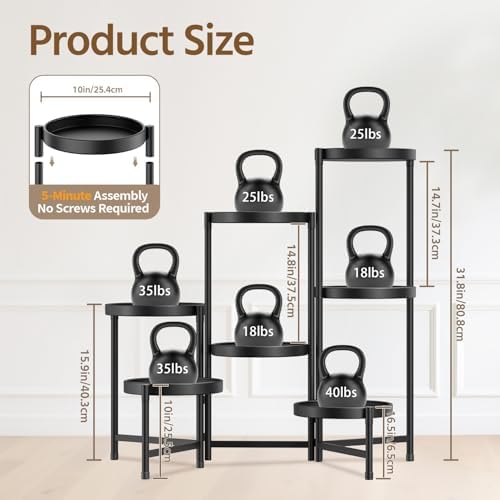 LASZOLA Plant Stand Indoor - Image 3