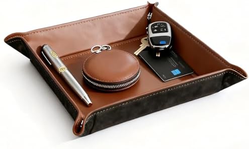 Valet Tray Organizer, 5.5" Square Catch All Tray by Socospace