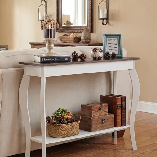 ChooChoo 39" Narrow Farmhouse Entryway Table - Image 3