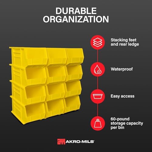Akro-Mils 30240 AkroBins Plastic Storage Bins - Image 3