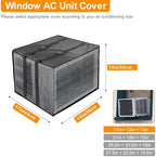 Demao Mesh Window AC Covers for Outside, Air Conditioner Cover for Outside Wall - Image 2