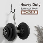 10-Pack 22LB Wall Hooks for Hanging Towel/Coat - Image 2