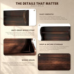 Acacia Wood Mail Organizer Wall Mount - Image 6