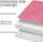 HUXMEYSON 3-Piece Memory Foam Bathroom Rug Set - Image 5