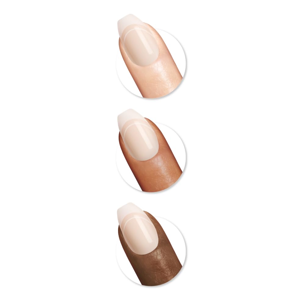Sally Hansen Instant Cuticle Remover & Salon Effects Perfect Press-On Nails, 30 Designs, Nail Glue & Tabs
