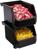 ReadySpace Medium-Tall Stackable Plastic Storage Bins - Image 6