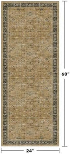 Soft 2x5 Indoor Entryway Floor Mat, Small Runner Rug - Image 2