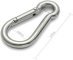 sprookber Stainless Steel Spring Snap Hook Carabiner - Image 2